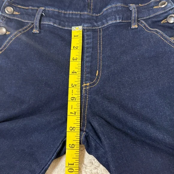 KanCan Navy Blue Denim XS Overalls - Picture 6 of 9